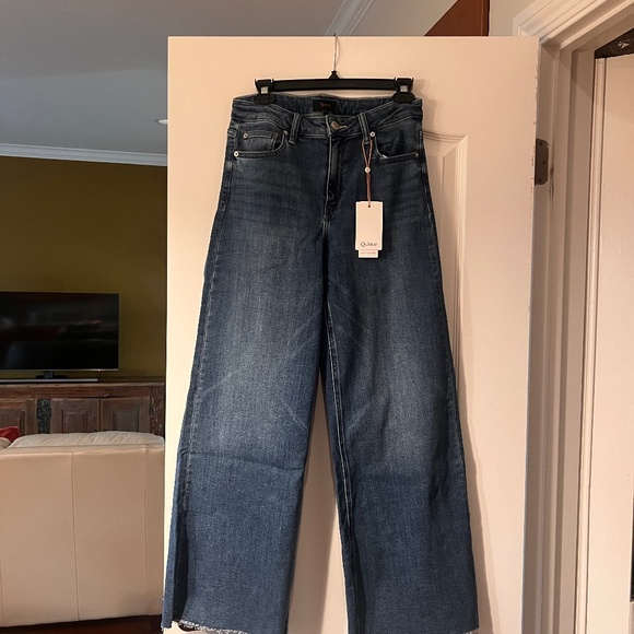 Quince Bella Stretch Wide Leg High RiseJeans - Size 29 NWT - Picture 2 of 5